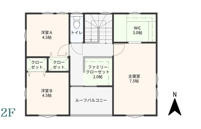2F間取り