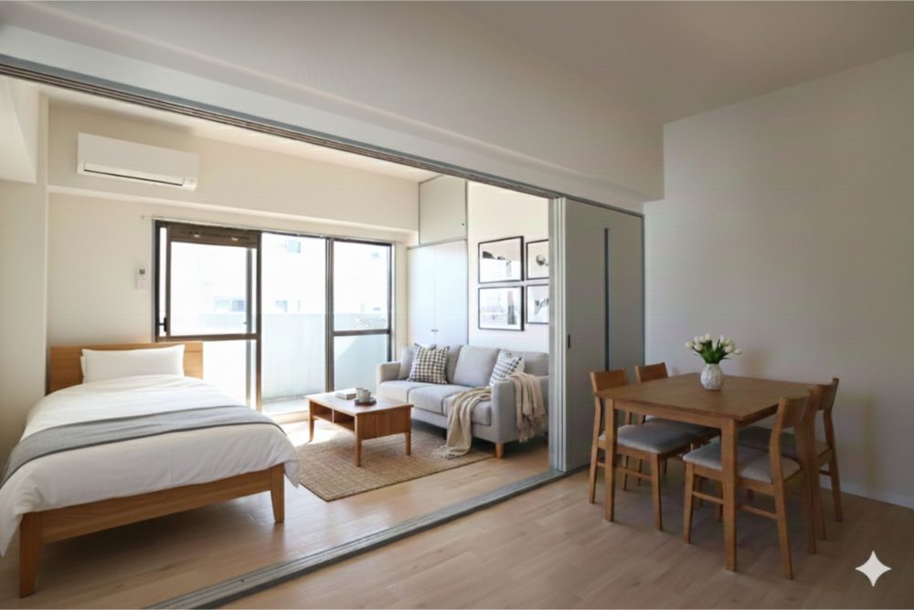 DK、洋室　※家具・小物はイメージです